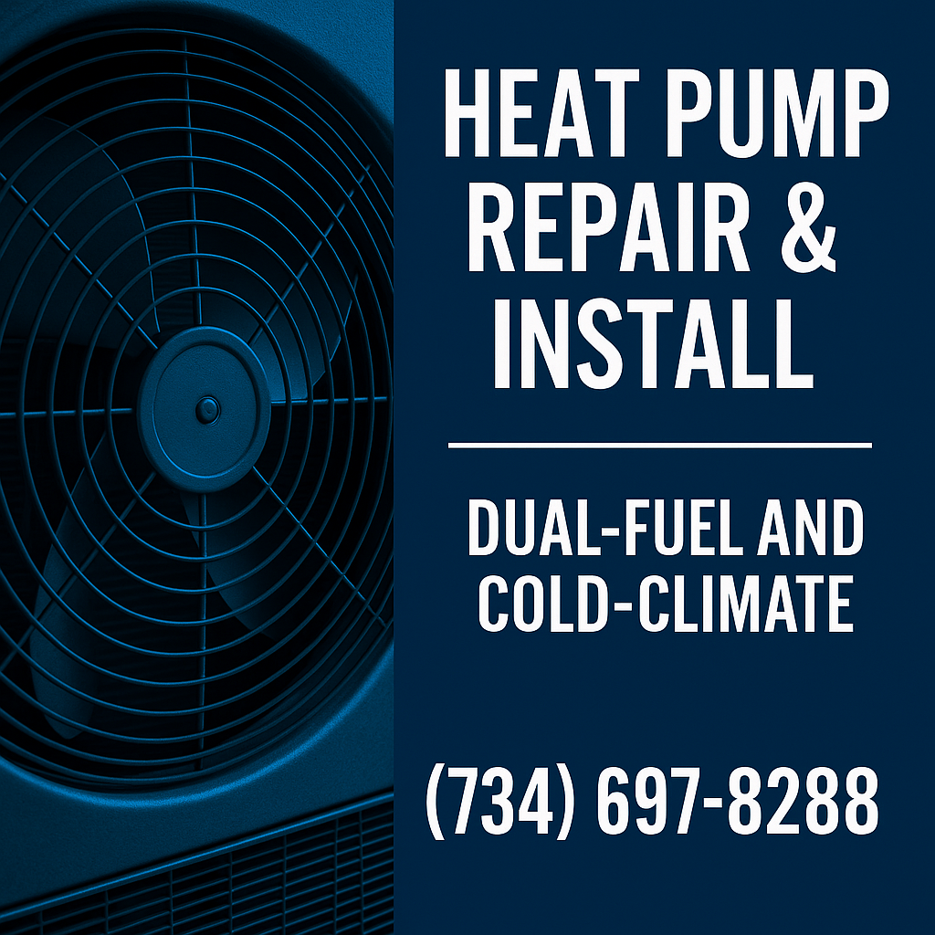 Heat pump repair and installation service in Belleville MI with Air Temperature Control Systems (734) 697-8288